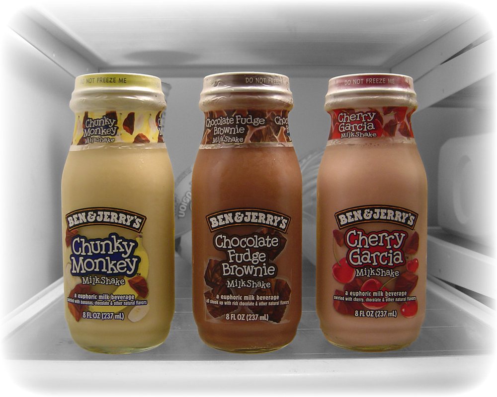 Ben and Jerry's Milkshakes