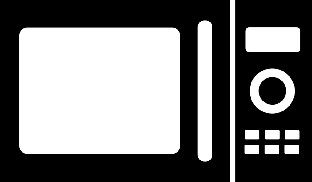 Microwave oven icon
