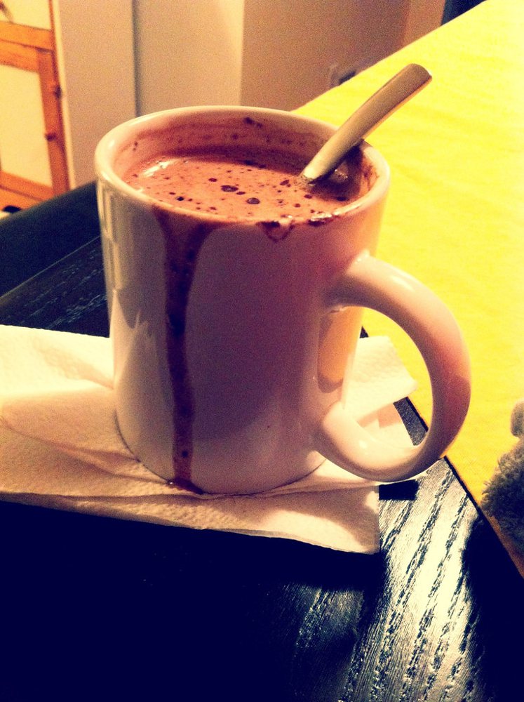 Hot chocolate mug