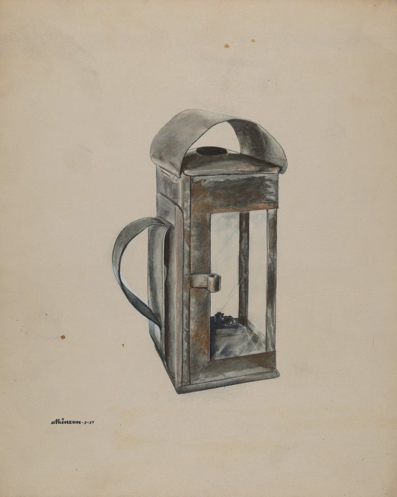 Economy Square Oil Lantern (1937)