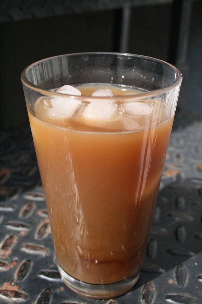 cold-brewed iced coffee