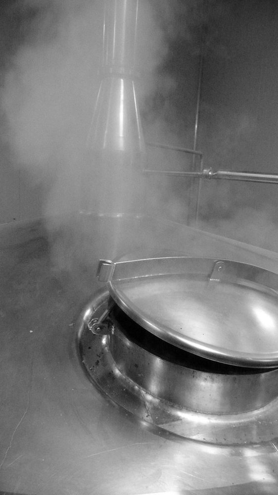 Brewing Kettle Steam