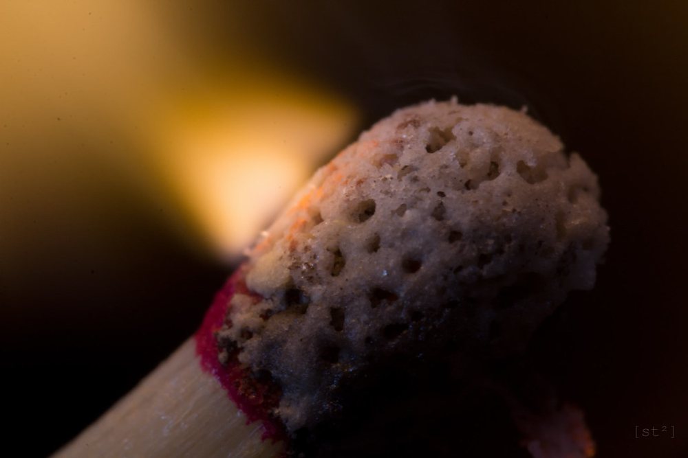 Burning match