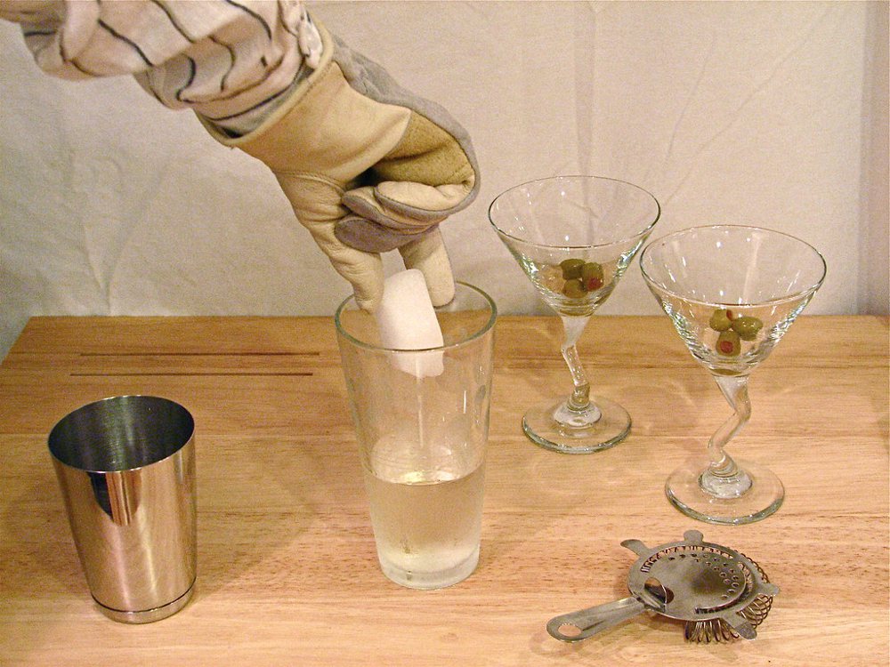 Dry Ice Martini
