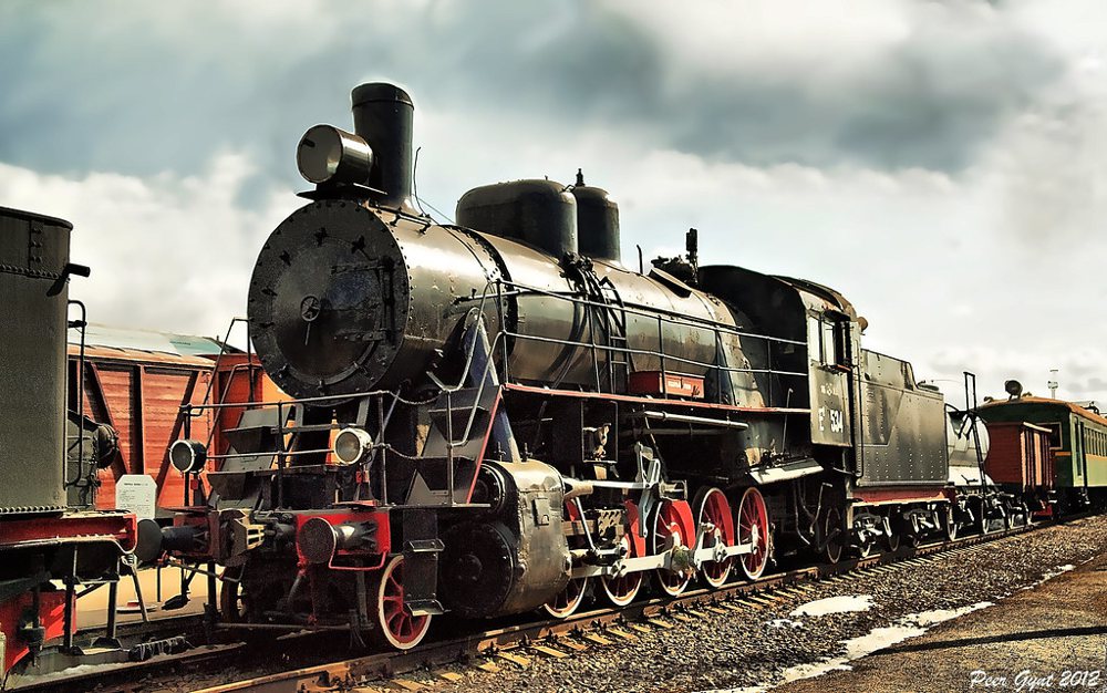 Russian Steam Locomotive E (Ye) 2-10-0 class Еа-534. Русский паровоз Е-класса…