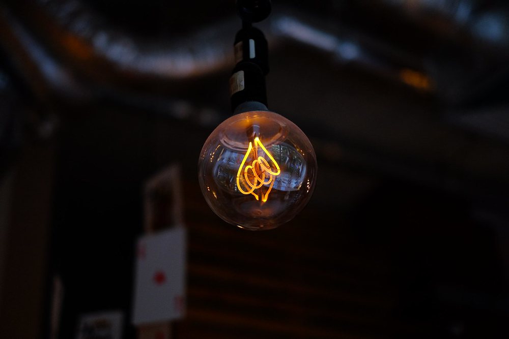 Vintage lightbulb