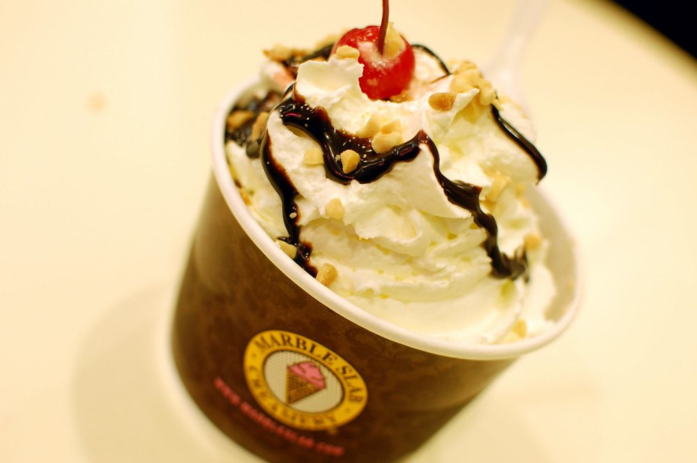 Cinnamon & Chocolate Ice Cream Sundae