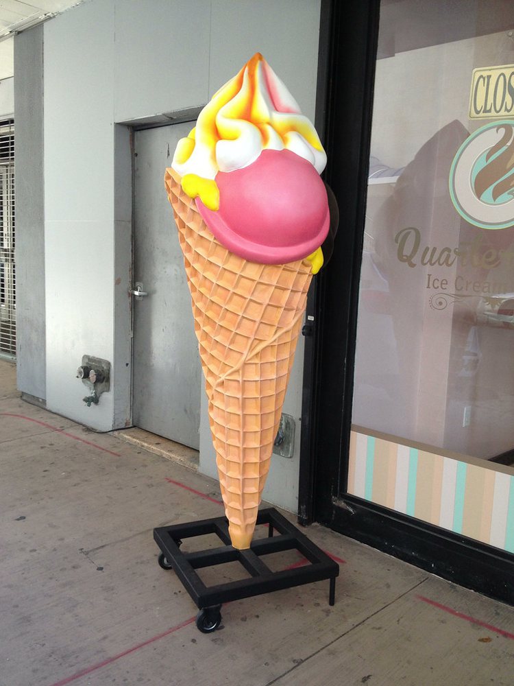 Giant Ice Cream Cone Downtown