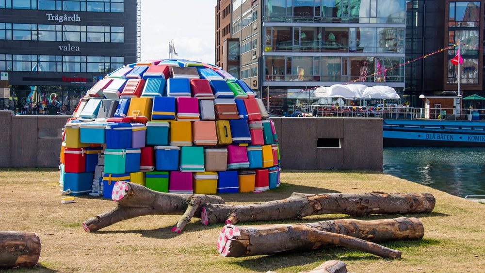 Colorful igloo
